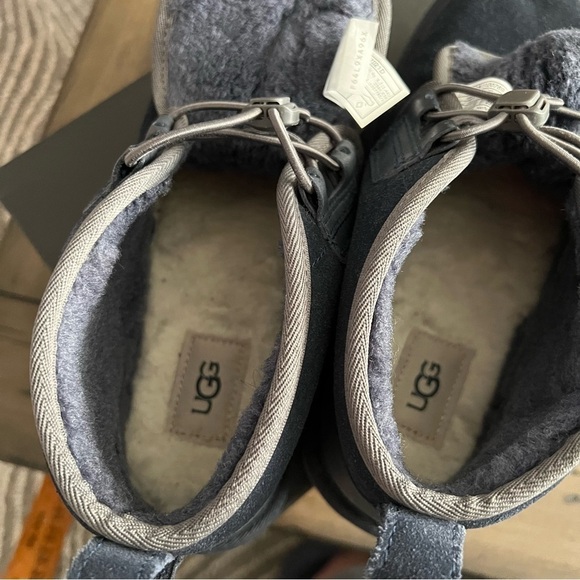 UGGs Men\'s Navy Suede Neumel Ghillie Chukka Wool Lined Leather Ankle Boots #P11 main image 16